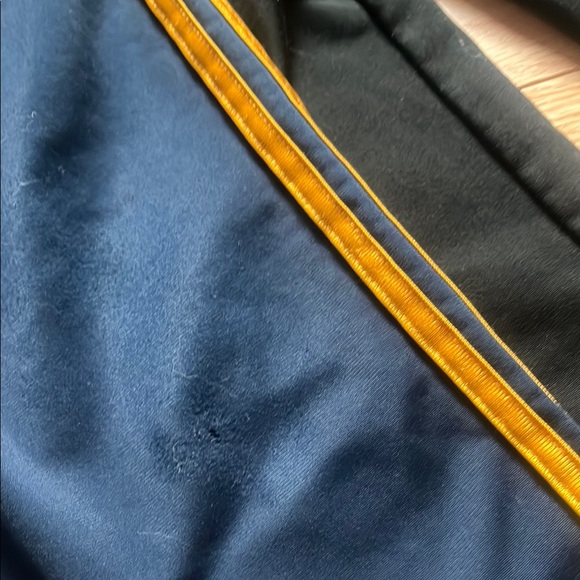 Adidas Blue and Black Jogger Sweatpants with Signature Stripes - Picture 2 of 11